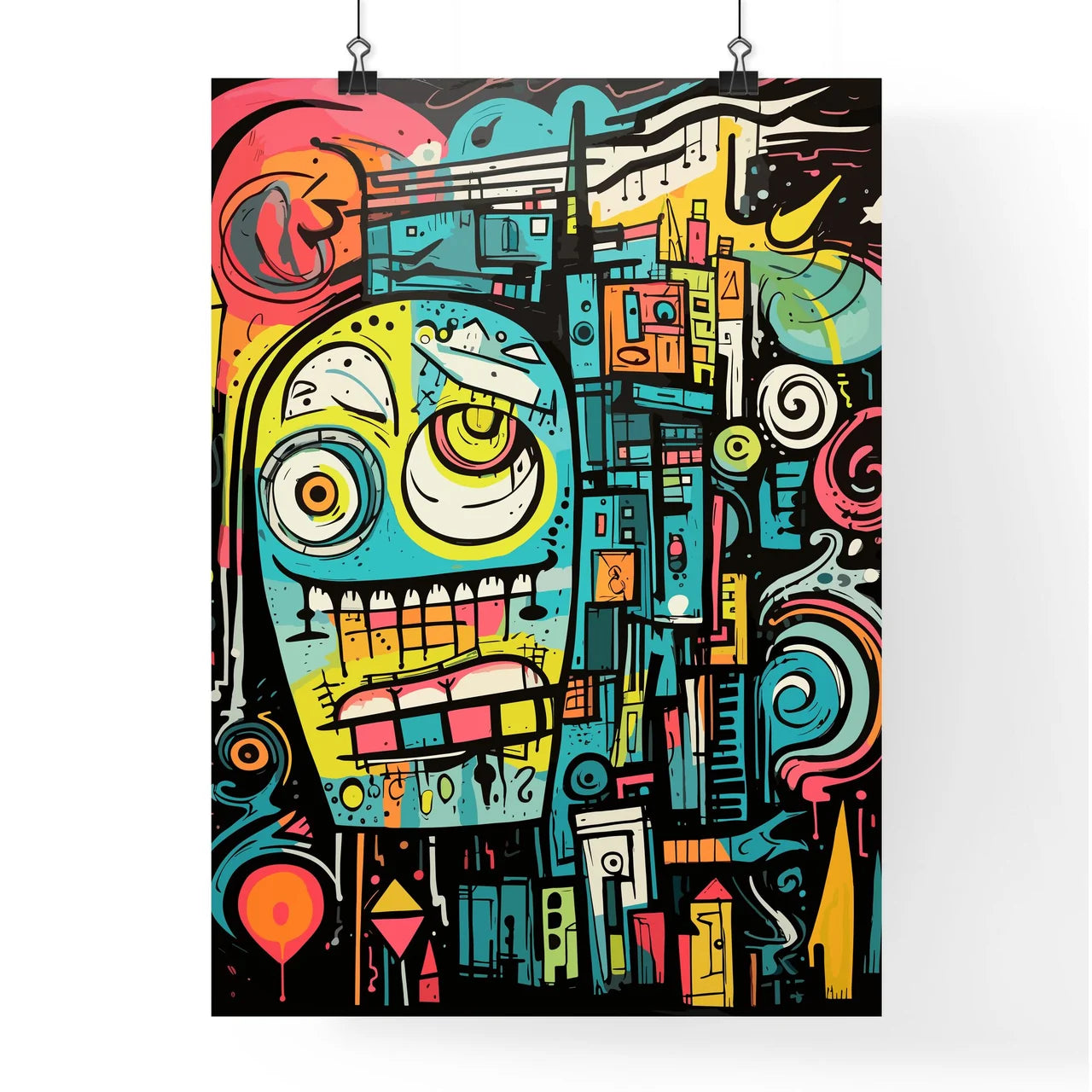 Feeling The Air - A Colorful A Poster