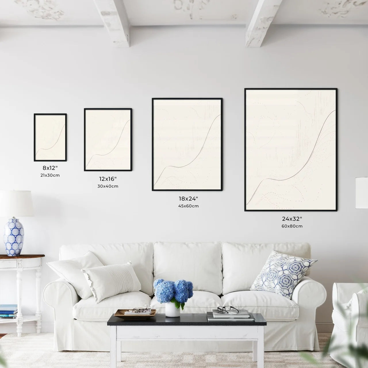 Financial Charts Poster - A White Back - Kitchen Hangings