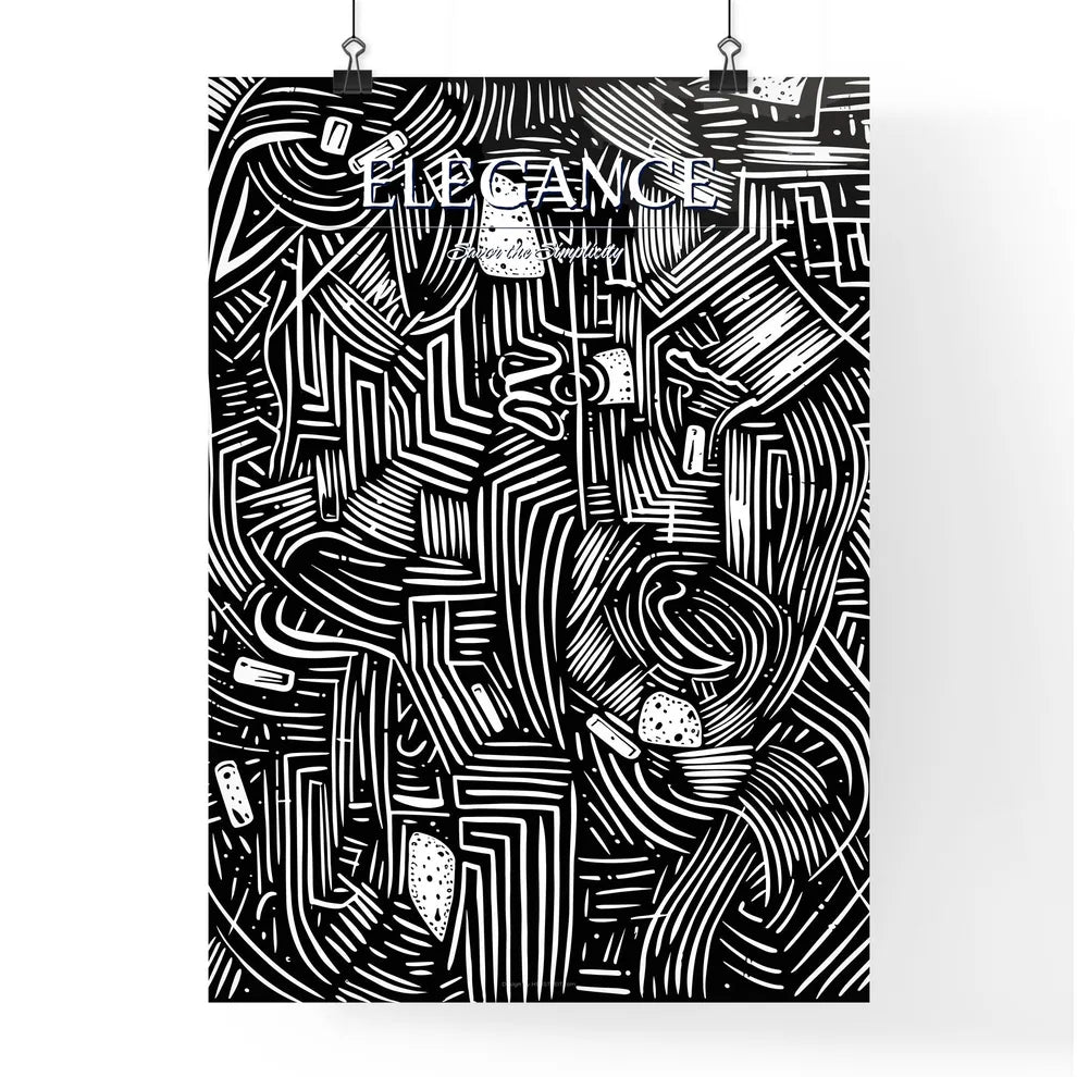 Fine Art - A Black And White Ar Poster