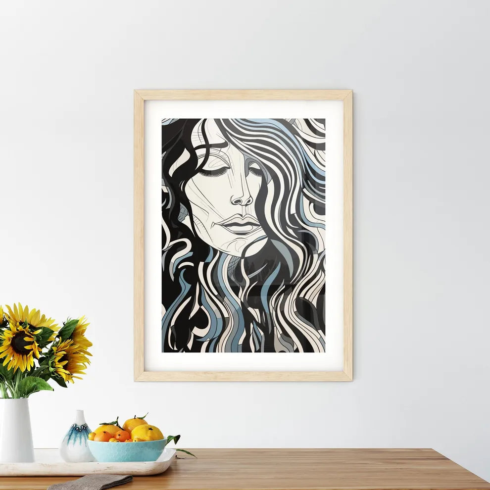 Fine Art - A Drawing Of Framed Print