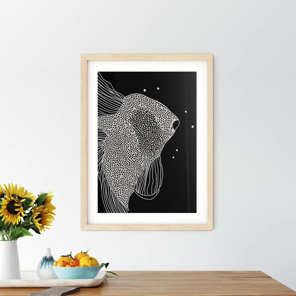 Floating Fish  Framed Print