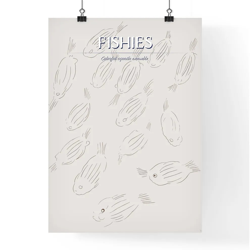 Floating Fish  Poster