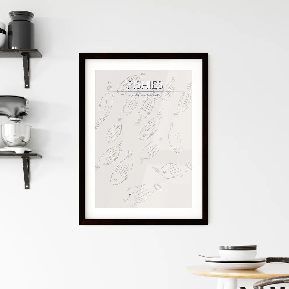 Floating Fish  Framed Print