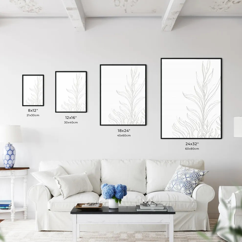 Growing Plant - A Drawing Of - Kitchen Hangings