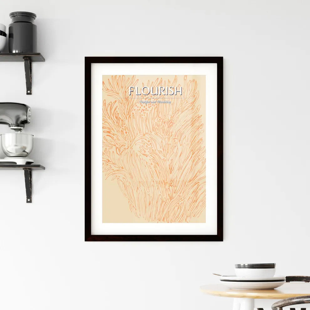 Growing Plant  Framed Print