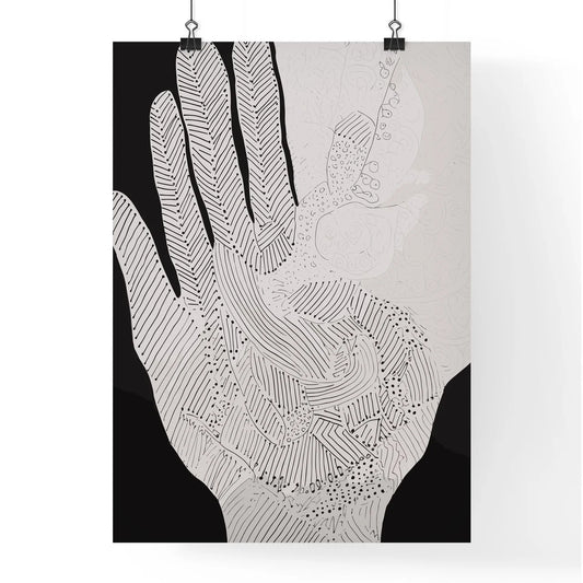 Hamsa Hands Poster - A Hand Drawn Poster