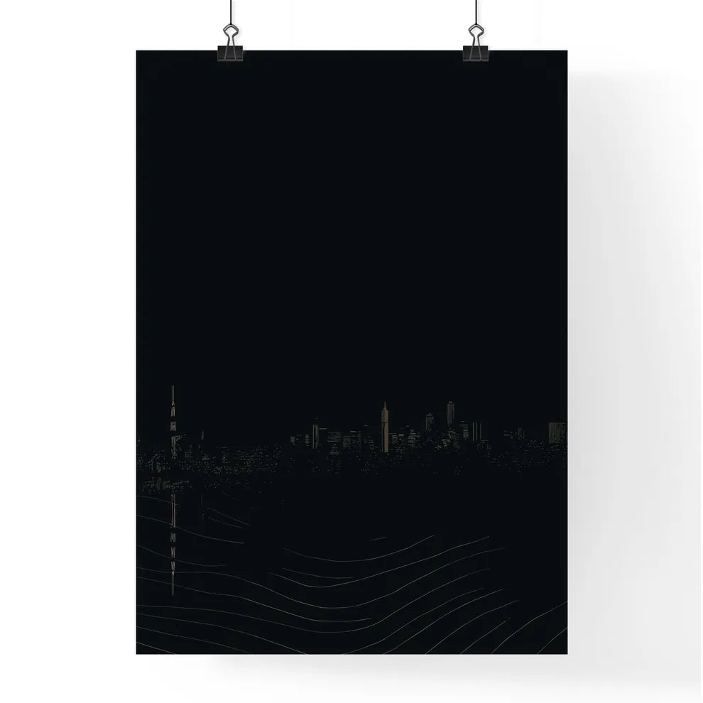 Istanbul Skyline - A City Skyline At Night Poster