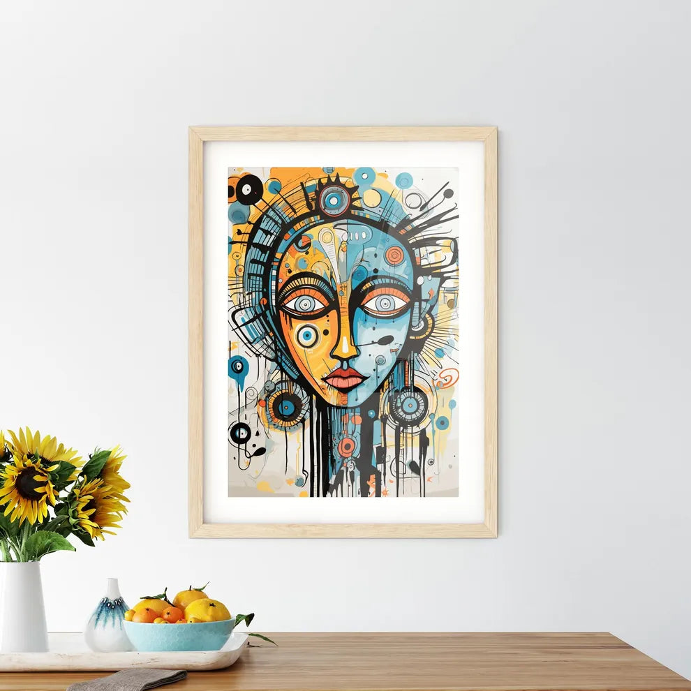 Mother Earth - A Painting O Framed Print