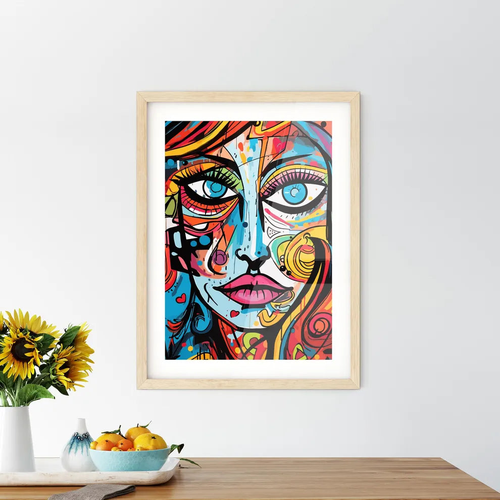 Mother Earth - A Colorful P Framed Print