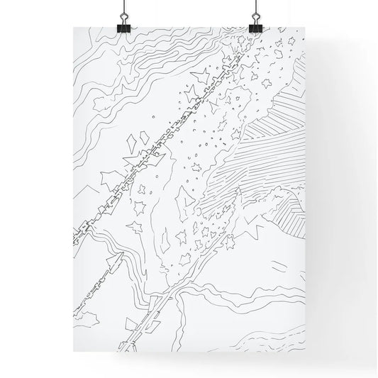 My Travel - A Map Of A M Poster