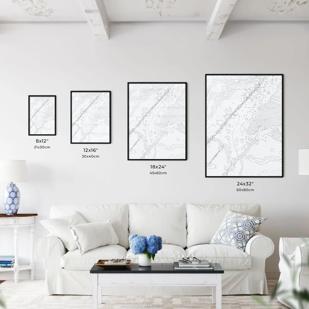 My Travel - A Map Of A M - Kitchen Hangings