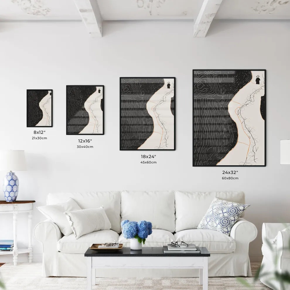 My Travel - A Black And  - Kitchen Hangings