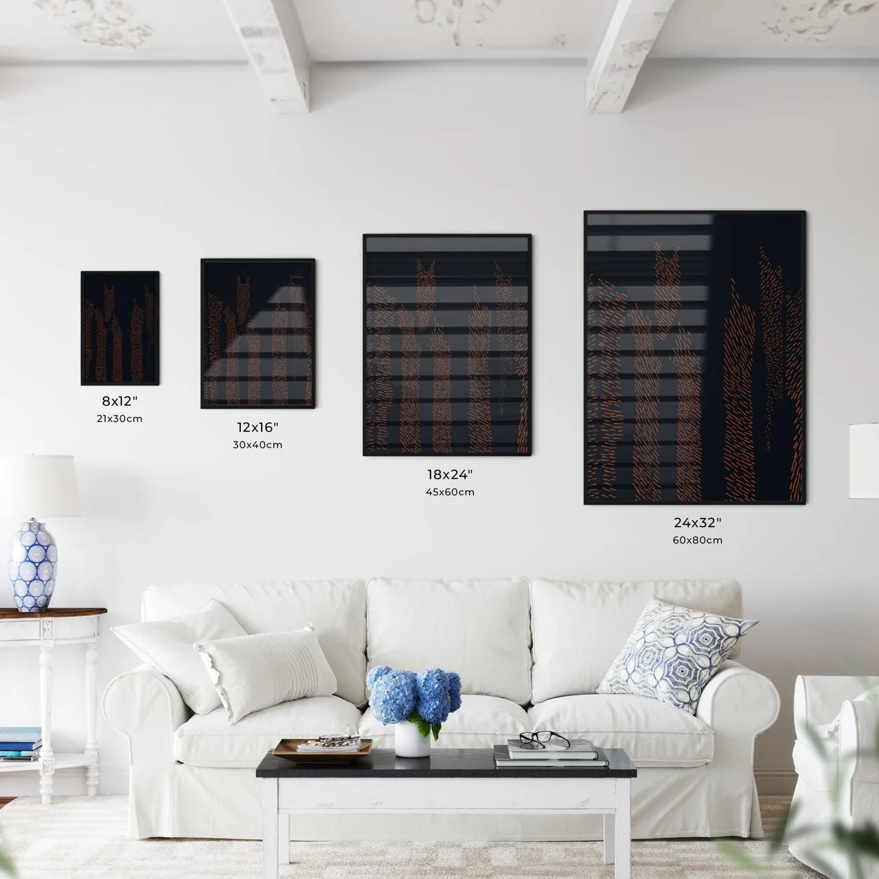 New York Buildings - A Black Back - Kitchen Hangings