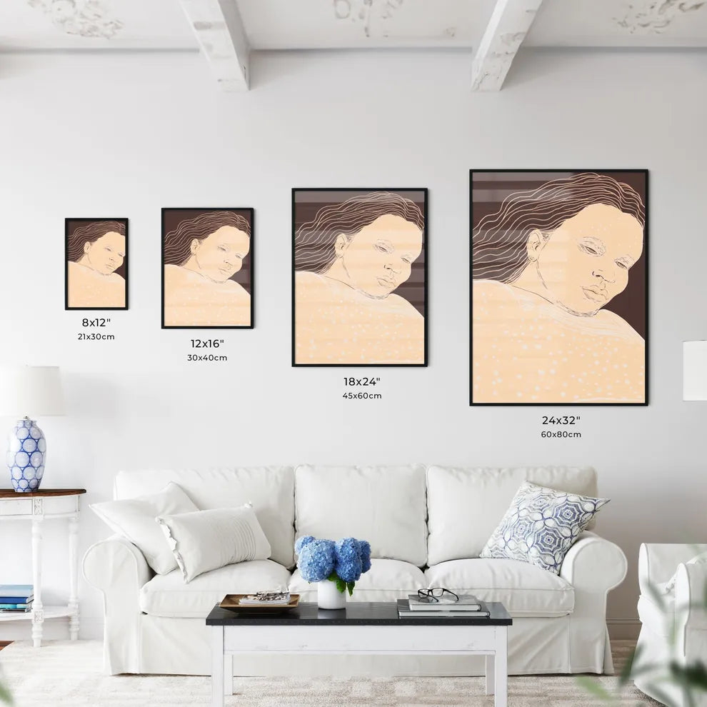 Pregnant Woman - A Drawing Of - Kitchen Hangings