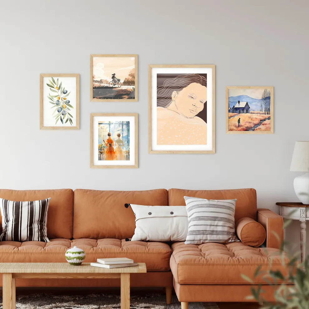 Pregnant Woman - A Drawing Of Wall Art