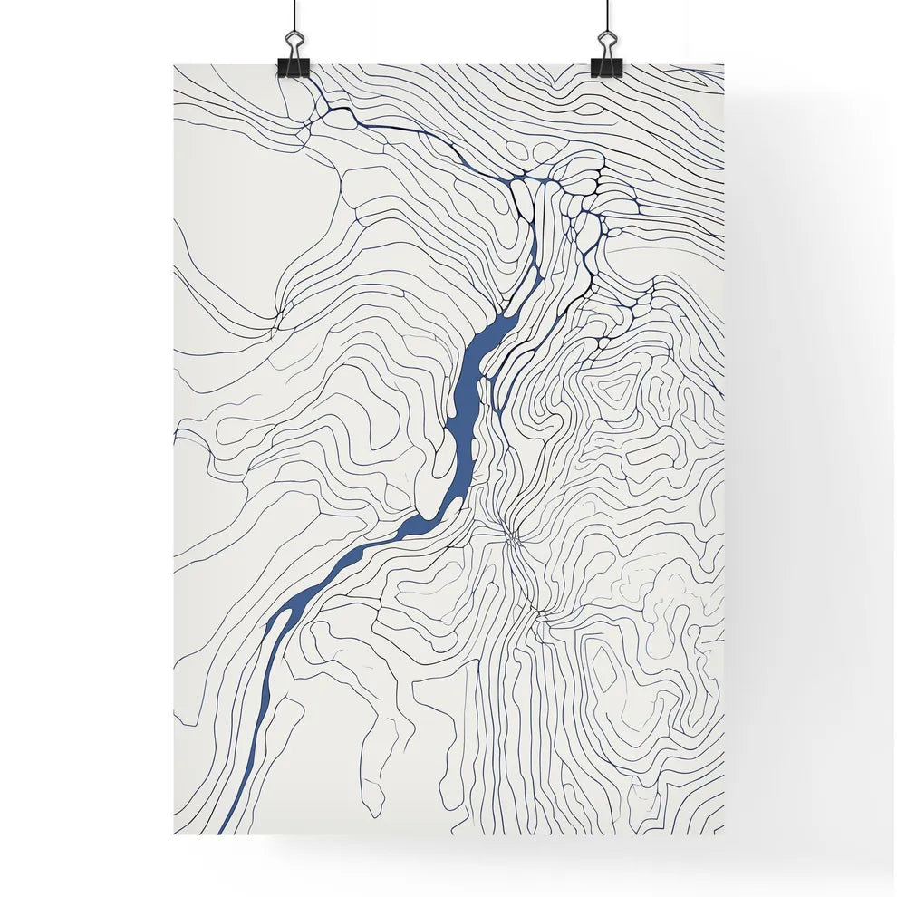 Riding A Bike - A Map Of A R Poster