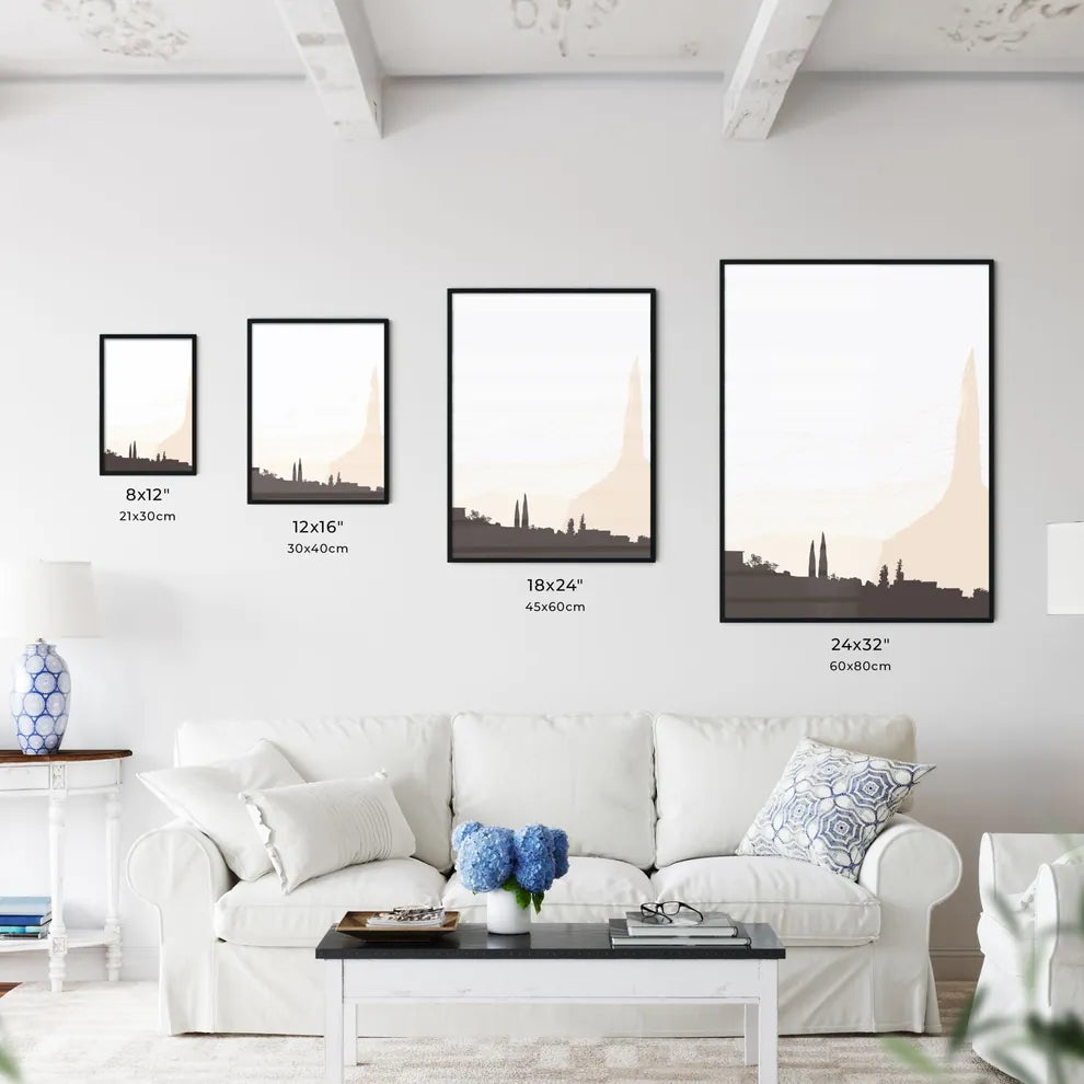 Rome Italy Impressive Skyline - A Tall Tower In A City Size Chart