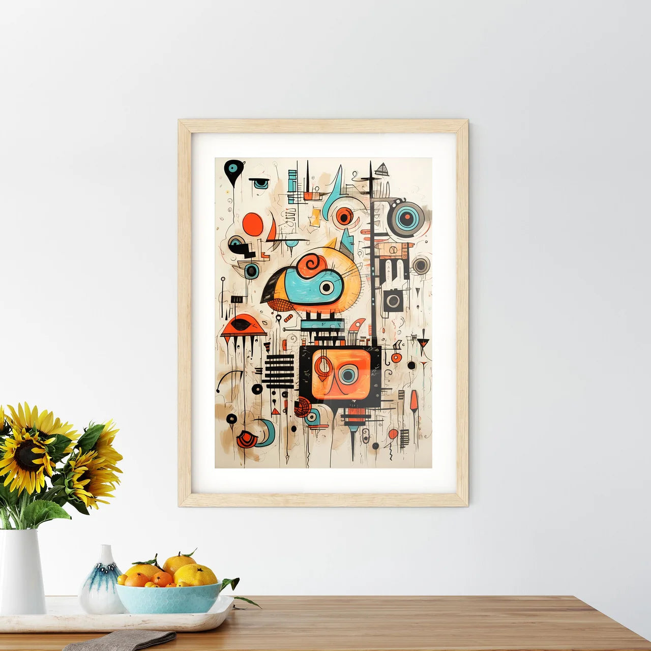 Rough Charcoal Sketch On Old Paper  Framed Print