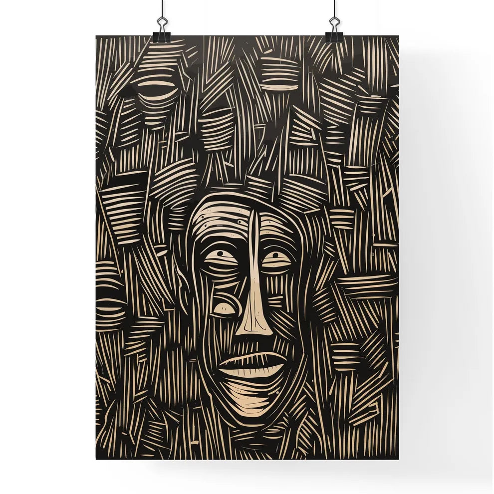 Sand Stories - A Woodcut Of Poster