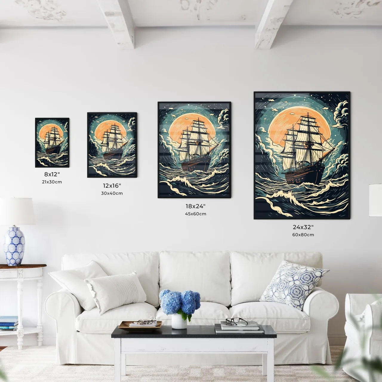 Ship Poster - A Ship In Th - Kitchen Hangings