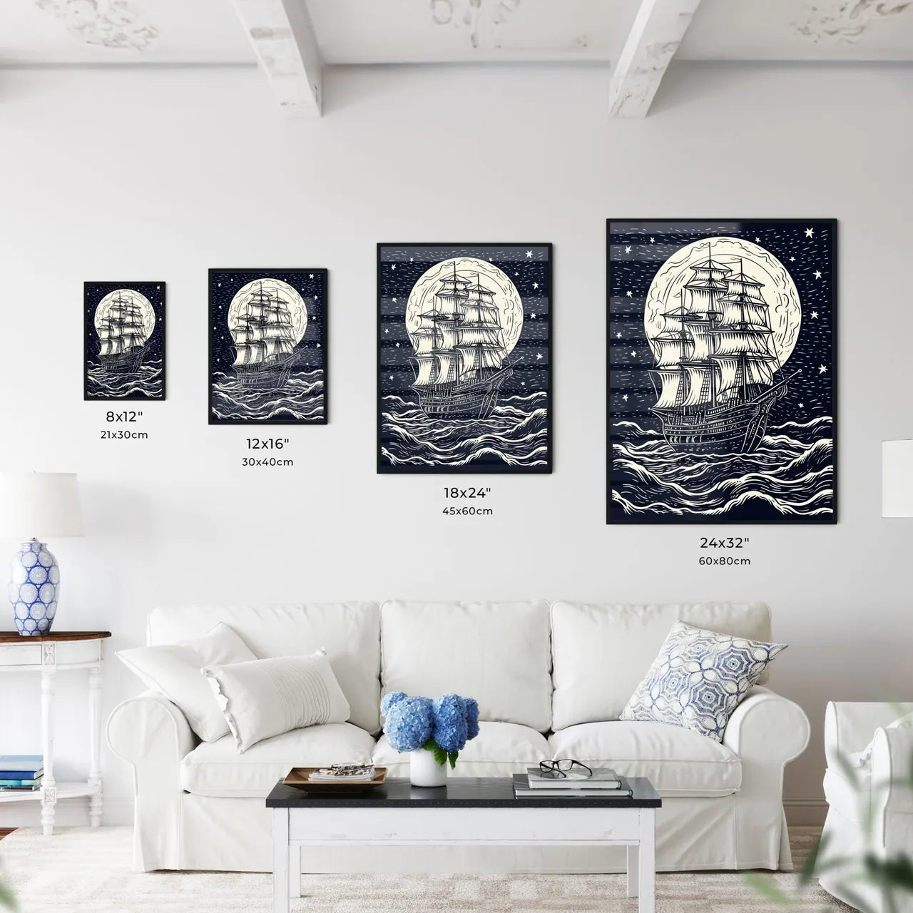 Ship Poster - A Ship In Th - Kitchen Hangings