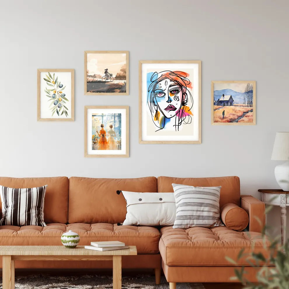 Simple Art Pen Portrait - A Drawing Of Wall Art