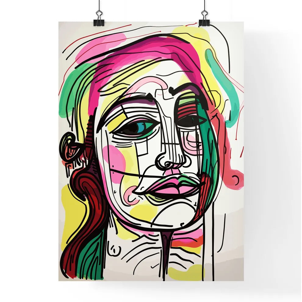 Simple Art Pen Portrait - A Drawing Of Poster