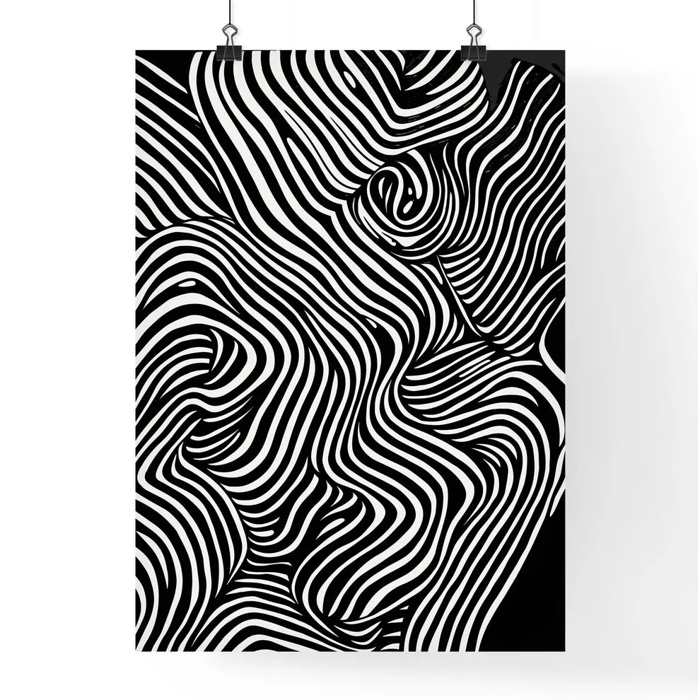 Simplicity Poster - A Black And  Poster