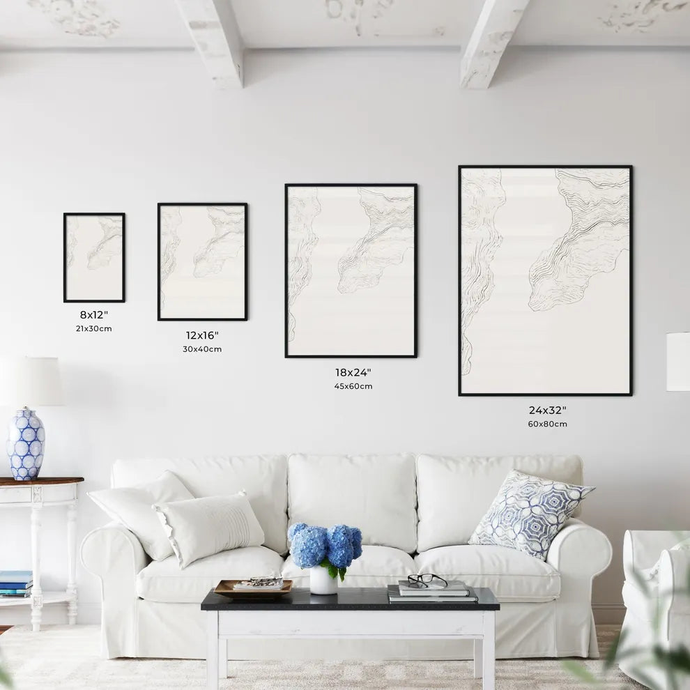 Sketchbook Abstracts - A White And  - Kitchen Hangings
