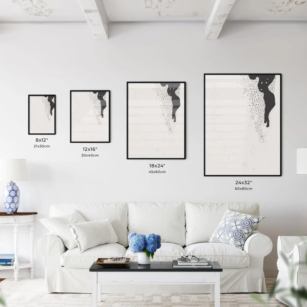 Sketchbook Abstracts - A Black And  - Kitchen Hangings