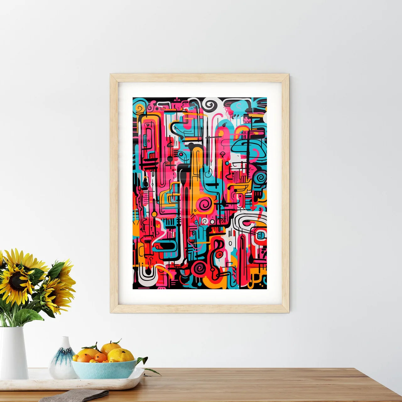 So Quiet - A Colorful A Framed Print