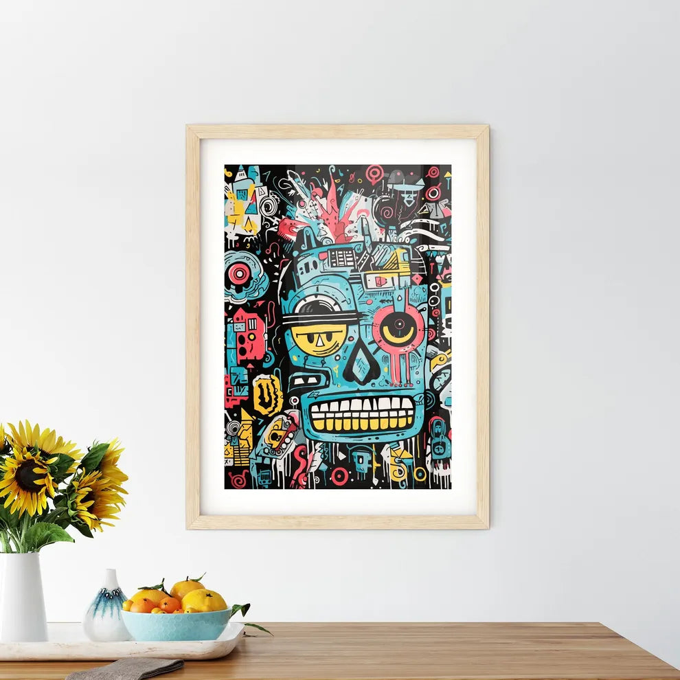 Summer Vacation - A Colorful A Framed Print