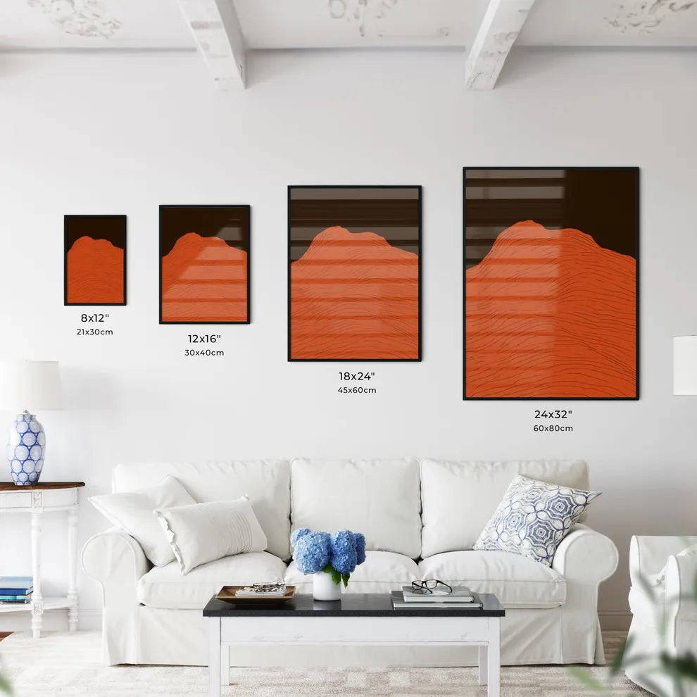 Sunrise - A Red And Bl - Kitchen Hangings