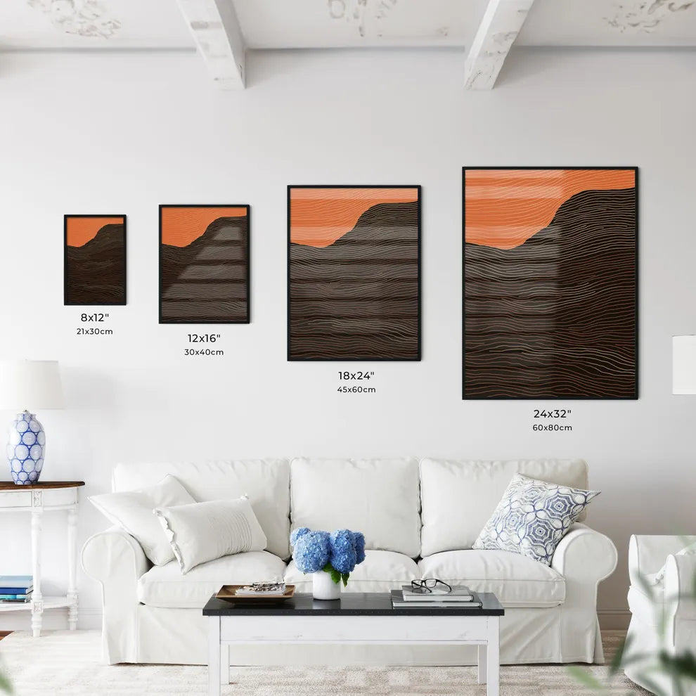 Sunrise - A Black And  - Kitchen Hangings