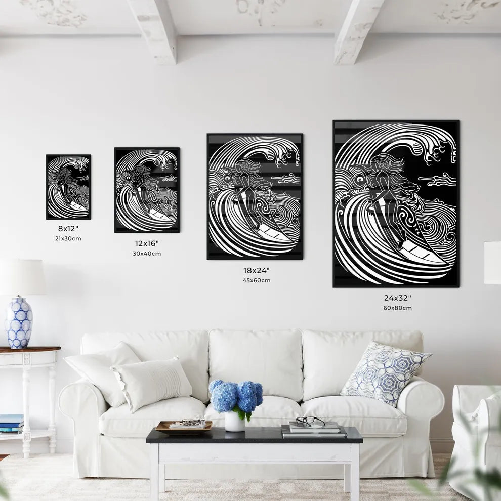 Surfing The Waves  Size Chart