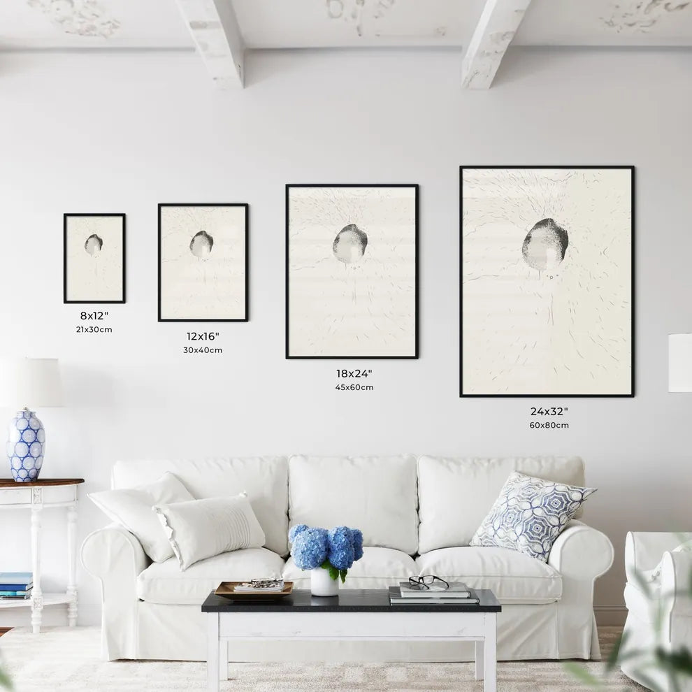 The Blue Cape Poster  Size Chart