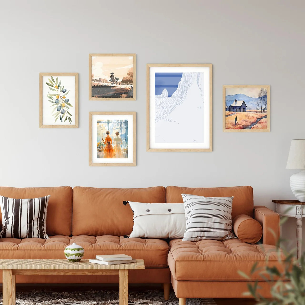 The Blue Cape Poster - A Blue And W Wall Art