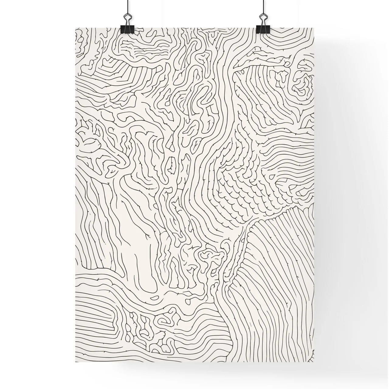 Tiny Home Poster - A Black And  Poster