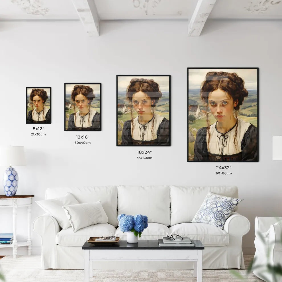 Travel Poster For The Rolling Hills - A Woma - Kitchen Hangings