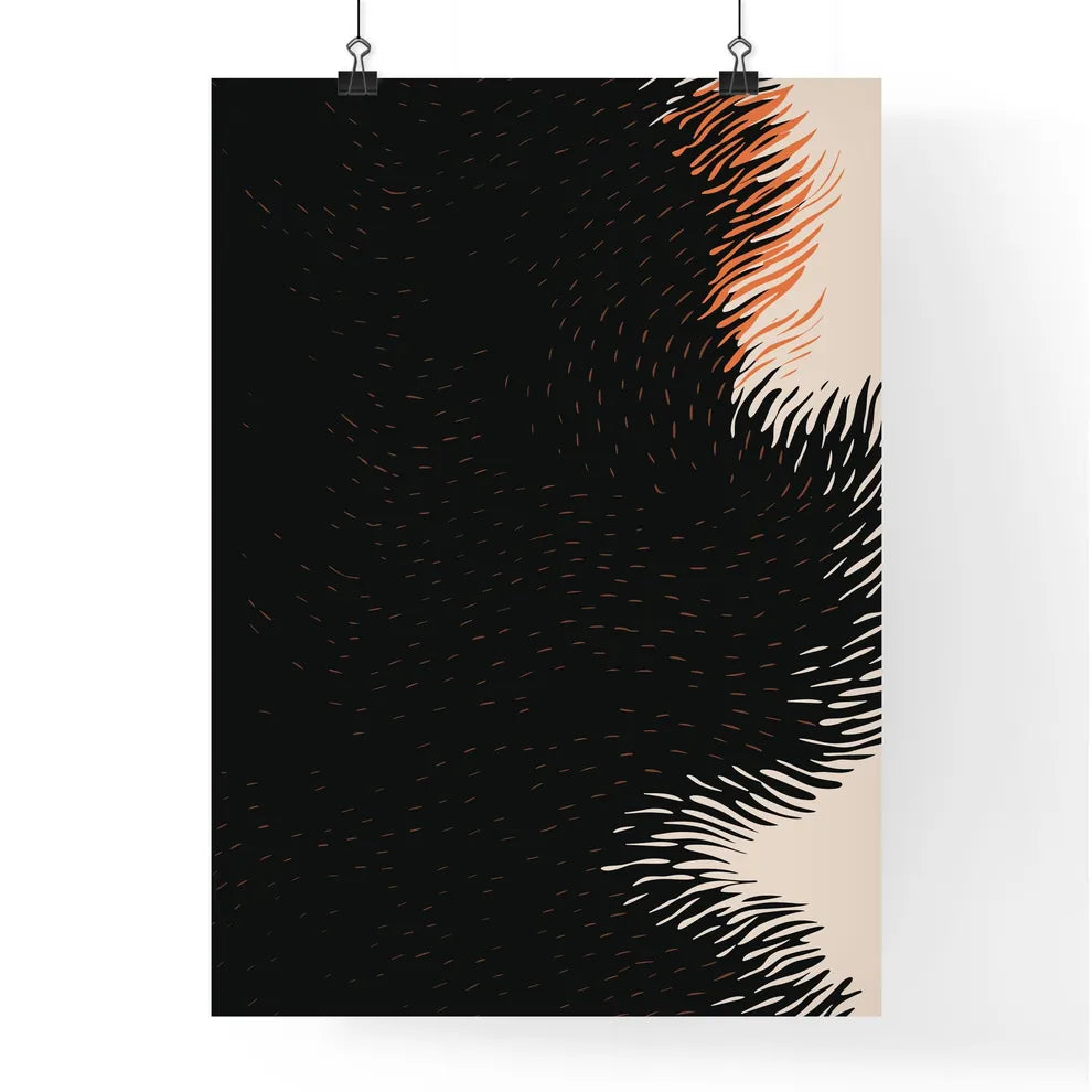 Urban Life Scene In New York - A Black And  Poster