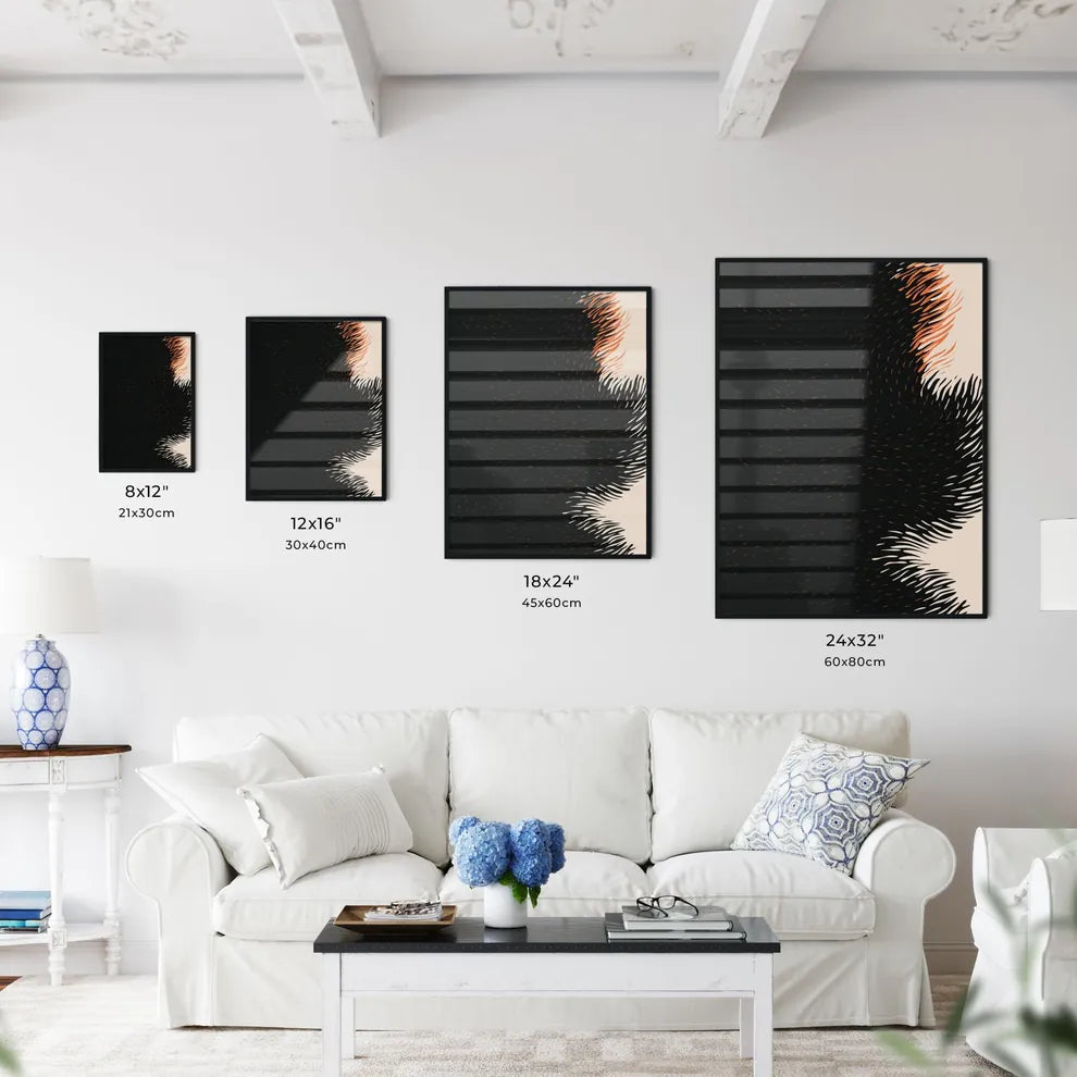Urban Life Scene In New York - A Black And  - Kitchen Hangings