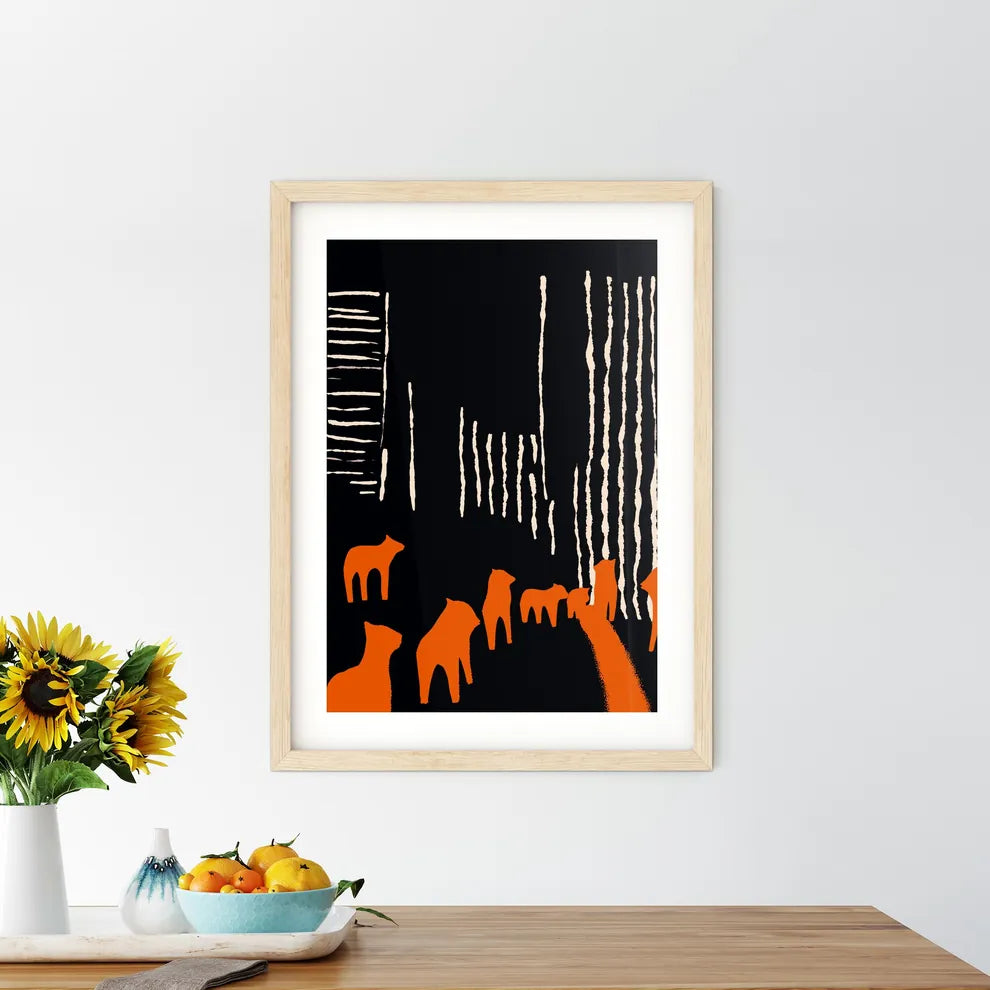 Urban Life Scene In New York  Framed Print