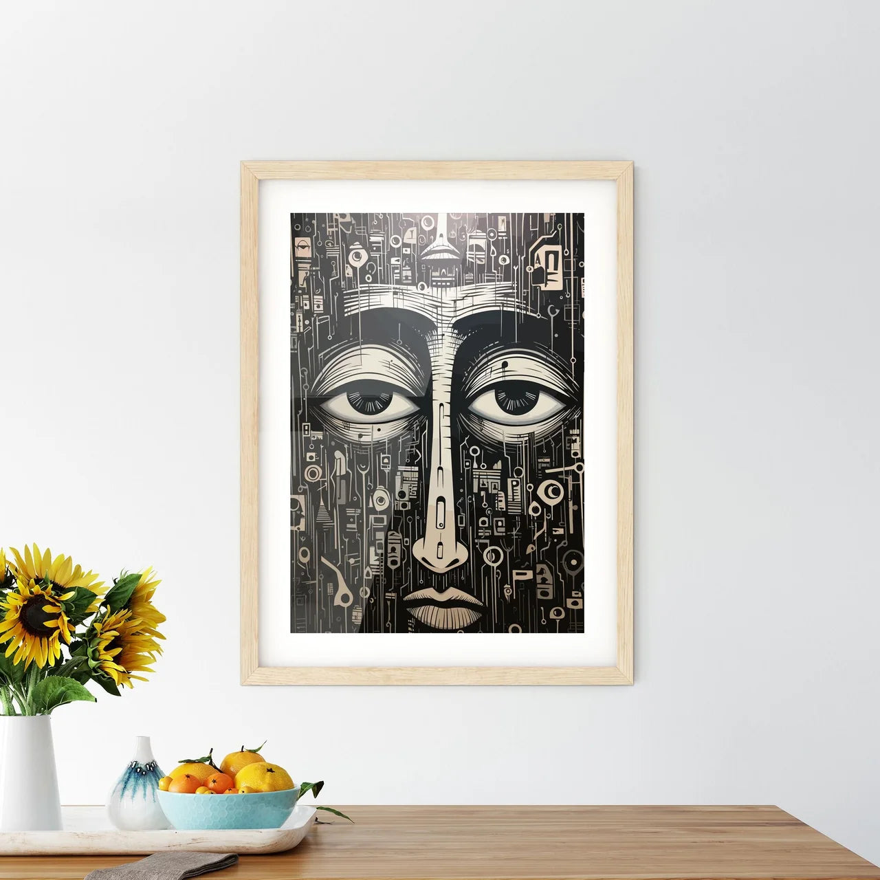 Wating To Start - A Black And  Framed Print