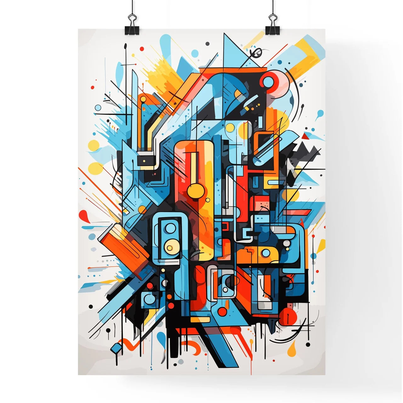 Wrong Geometry - A Colorful A Poster