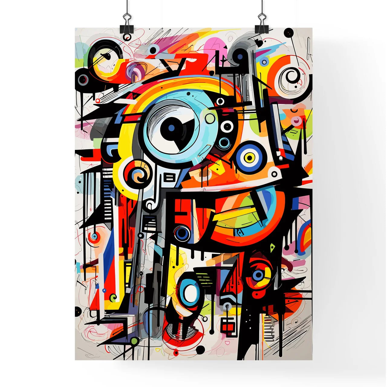 Wrong Geometry - A Colorful P Poster