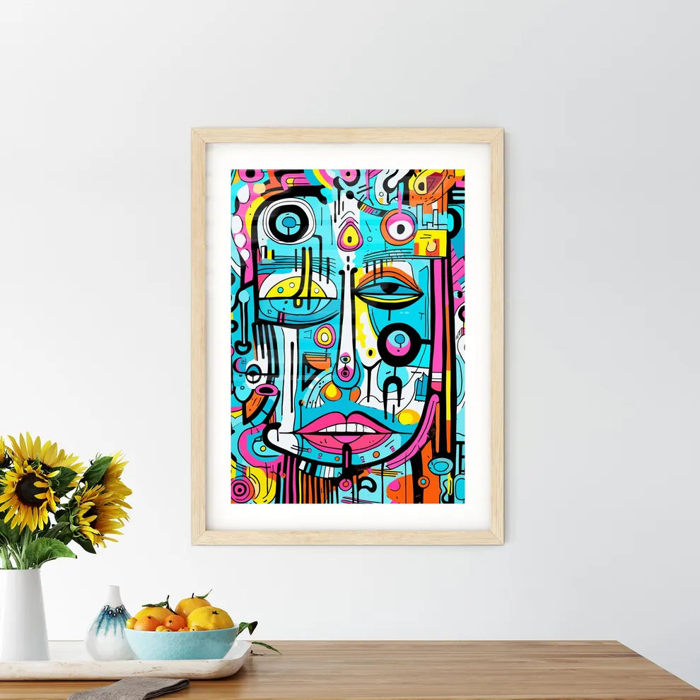 Zen Feeling Art Print - A Colorful A Framed Print