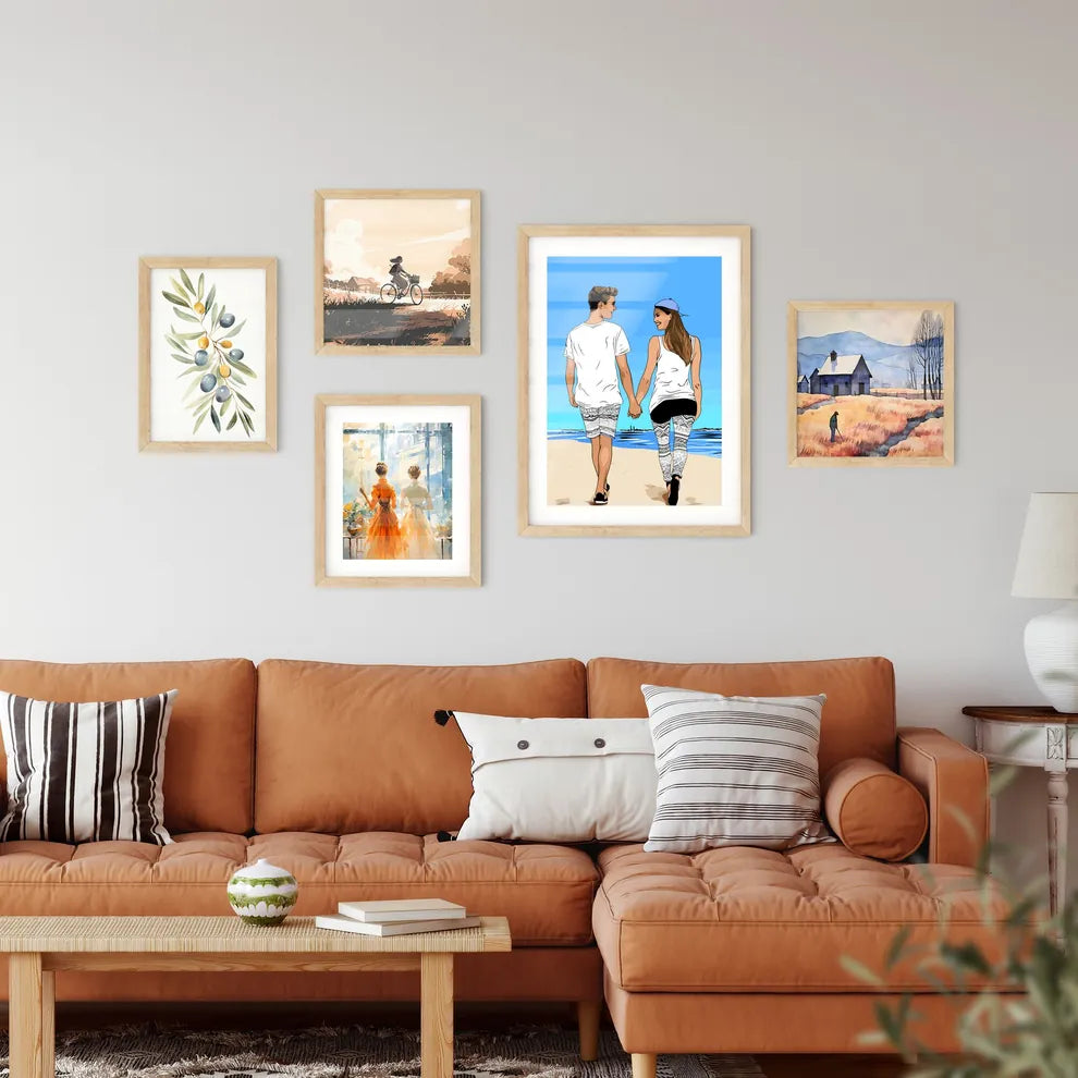 Beach Holidays For Romantic Young Couple - A Wall Art