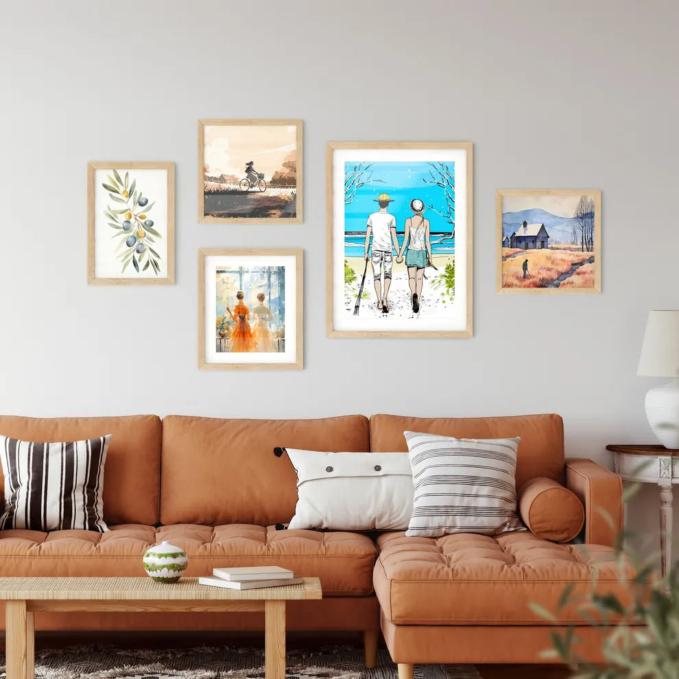 Beach Holidays For Romantic Young Couple - A Wall Art