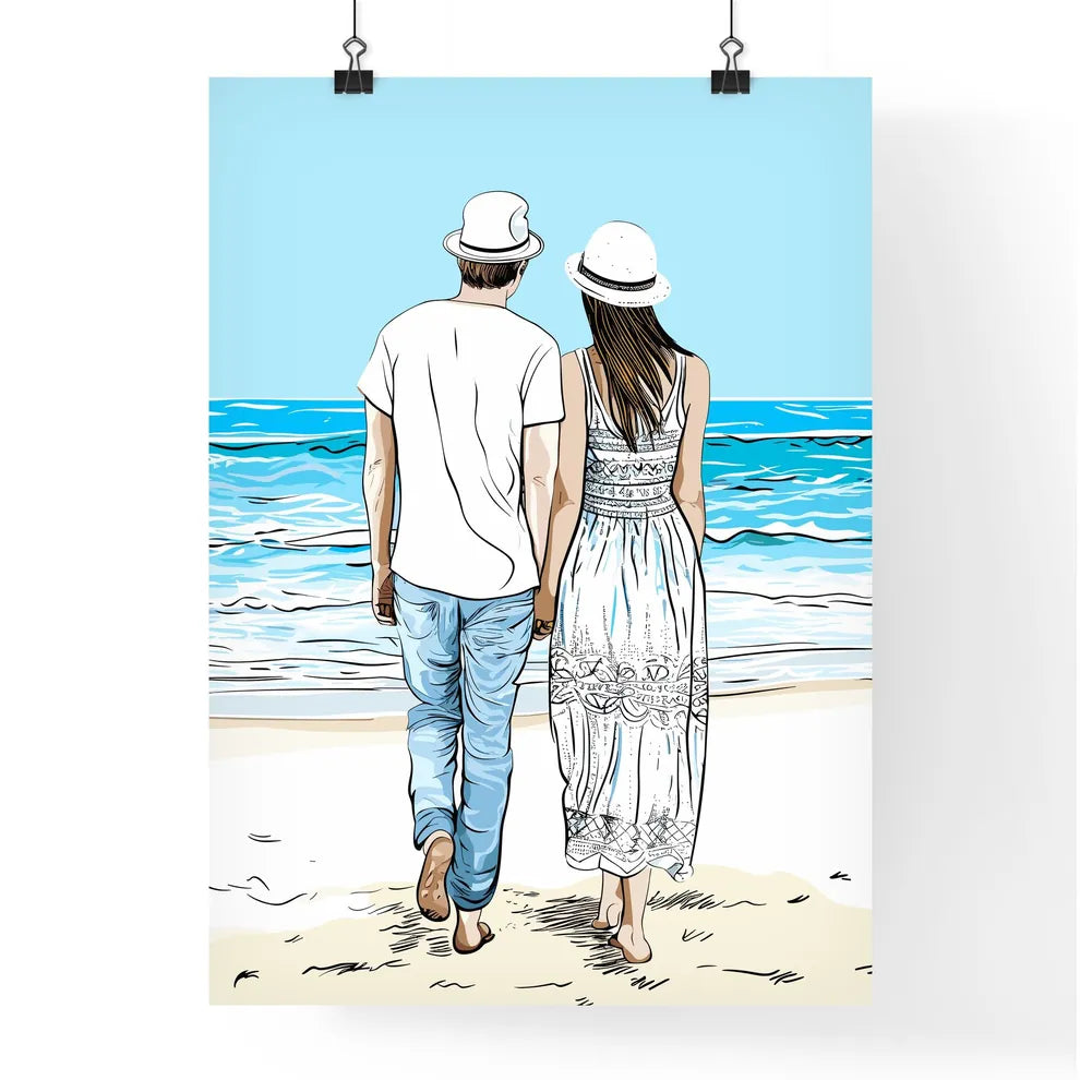 Beach Holidays For Romantic Young Couple - A Poster