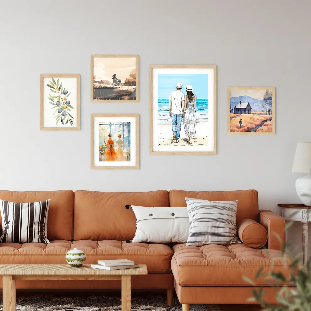 Beach Holidays For Romantic Young Couple - A Wall Art